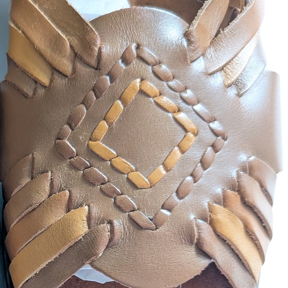 Dr Scholl's Brown Leather Sandals Size 9 - Picture 11 of 12